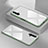 Silikon Schutzhülle Rahmen Tasche Hülle Spiegel T05 für Huawei Honor 20 Weiß
