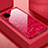 Silikon Schutzhülle Rahmen Tasche Hülle Spiegel T06 für Apple iPhone 11 Pro Max Rot