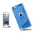Silikon Schutzhülle S-Line Hülle Durchsichtig Transparent für Apple iPod Touch 5 Blau