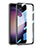 Silikon Schutzhülle Ultra Dünn Flexible Tasche Durchsichtig Transparent AC1 für Samsung Galaxy S22 Plus 5G Schwarz