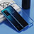 Silikon Schutzhülle Ultra Dünn Flexible Tasche Durchsichtig Transparent AN1 für Huawei P40 Blau