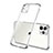 Silikon Schutzhülle Ultra Dünn Flexible Tasche Durchsichtig Transparent H01 für Apple iPhone 12 Pro Max Silber