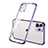 Silikon Schutzhülle Ultra Dünn Flexible Tasche Durchsichtig Transparent H01 für Apple iPhone 12 Pro Max Violett
