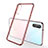 Silikon Schutzhülle Ultra Dünn Flexible Tasche Durchsichtig Transparent H01 für Huawei Mate 40 Lite 5G Rosa