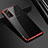 Silikon Schutzhülle Ultra Dünn Flexible Tasche Durchsichtig Transparent H01 für Samsung Galaxy Note 20 Ultra 5G Rot