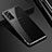 Silikon Schutzhülle Ultra Dünn Flexible Tasche Durchsichtig Transparent H01 für Samsung Galaxy Note 20 Ultra 5G Schwarz