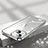 Silikon Schutzhülle Ultra Dünn Flexible Tasche Durchsichtig Transparent H02 für Apple iPhone 13 Mini Silber