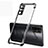 Silikon Schutzhülle Ultra Dünn Flexible Tasche Durchsichtig Transparent H02 für Huawei Honor 30 Schwarz