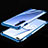 Silikon Schutzhülle Ultra Dünn Flexible Tasche Durchsichtig Transparent H02 für Realme X3 SuperZoom Blau