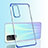 Silikon Schutzhülle Ultra Dünn Flexible Tasche Durchsichtig Transparent H03 für Huawei Honor 30S Blau