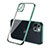 Silikon Schutzhülle Ultra Dünn Flexible Tasche Durchsichtig Transparent H04 für Apple iPhone 13 Grün