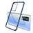 Silikon Schutzhülle Ultra Dünn Flexible Tasche Durchsichtig Transparent H04 für Vivo X50 Pro 5G Blau