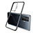 Silikon Schutzhülle Ultra Dünn Flexible Tasche Durchsichtig Transparent H04 für Vivo X50 Pro 5G Schwarz