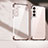 Silikon Schutzhülle Ultra Dünn Flexible Tasche Durchsichtig Transparent H05 für Samsung Galaxy S22 5G Rosegold