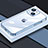 Silikon Schutzhülle Ultra Dünn Flexible Tasche Durchsichtig Transparent LD4 für Apple iPhone 13 Blau