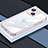 Silikon Schutzhülle Ultra Dünn Flexible Tasche Durchsichtig Transparent LD4 für Apple iPhone 13 Rosegold