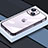 Silikon Schutzhülle Ultra Dünn Flexible Tasche Durchsichtig Transparent LD4 für Apple iPhone 13 Violett