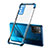 Silikon Schutzhülle Ultra Dünn Flexible Tasche Durchsichtig Transparent S01 für Huawei Honor X10 5G Blau