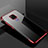 Silikon Schutzhülle Ultra Dünn Flexible Tasche Durchsichtig Transparent S01 für Huawei Mate 20 X 5G Rot