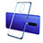 Silikon Schutzhülle Ultra Dünn Flexible Tasche Durchsichtig Transparent S01 für OnePlus 8 Blau