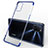 Silikon Schutzhülle Ultra Dünn Flexible Tasche Durchsichtig Transparent S01 für Oppo A92 Blau