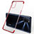 Silikon Schutzhülle Ultra Dünn Flexible Tasche Durchsichtig Transparent S01 für Oppo A92 Rot