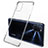 Silikon Schutzhülle Ultra Dünn Flexible Tasche Durchsichtig Transparent S01 für Oppo A92 Silber