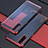Silikon Schutzhülle Ultra Dünn Flexible Tasche Durchsichtig Transparent S01 für Oppo Find X2 Rot