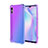 Silikon Schutzhülle Ultra Dünn Flexible Tasche Durchsichtig Transparent S01 für Xiaomi Redmi 9AT Violett