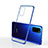 Silikon Schutzhülle Ultra Dünn Flexible Tasche Durchsichtig Transparent S03 für Huawei Honor V30 Pro 5G Blau