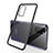 Silikon Schutzhülle Ultra Dünn Flexible Tasche Durchsichtig Transparent S03 für Huawei Honor V30 Pro 5G Schwarz
