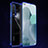 Silikon Schutzhülle Ultra Dünn Flexible Tasche Durchsichtig Transparent S05 für Huawei Nova 6 5G Blau