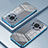 Silikon Schutzhülle Ultra Dünn Flexible Tasche Durchsichtig Transparent SY1 für Huawei Mate 40 Pro+ Plus Blau