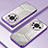 Silikon Schutzhülle Ultra Dünn Flexible Tasche Durchsichtig Transparent SY1 für Huawei Mate 40 Pro+ Plus Violett