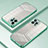Silikon Schutzhülle Ultra Dünn Flexible Tasche Durchsichtig Transparent SY2 für Apple iPhone 12 Pro Max Grün