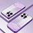 Silikon Schutzhülle Ultra Dünn Flexible Tasche Durchsichtig Transparent SY2 für Apple iPhone 14 Pro Violett