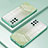 Silikon Schutzhülle Ultra Dünn Flexible Tasche Durchsichtig Transparent SY2 für OnePlus 8T 5G Grün