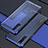 Silikon Schutzhülle Ultra Dünn Flexible Tasche Durchsichtig Transparent U01 für Oppo Find X2 Pro Blau