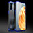 Silikon Schutzhülle Ultra Dünn Flexible Tasche Durchsichtig Transparent Z01 für Oppo A91 Blau