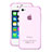 Silikon Schutzhülle Ultra Dünn Handyhülle Hülle Durchsichtig Transparent für Apple iPhone 4 Rosa