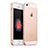 Silikon Schutzhülle Ultra Dünn Handyhülle Hülle Durchsichtig Transparent für Apple iPhone 5S Rosa