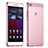 Silikon Schutzhülle Ultra Dünn Handyhülle Hülle Durchsichtig Transparent für Huawei P8 Rosa