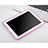 Silikon Schutzhülle Ultra Dünn Hülle Durchsichtig Transparent für Apple iPad 2 Rosa