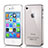 Silikon Schutzhülle Ultra Dünn Hülle Durchsichtig Transparent für Apple iPhone 4S Grau