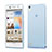 Silikon Schutzhülle Ultra Dünn Hülle Durchsichtig Transparent für Huawei Ascend P6 Blau