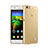 Silikon Schutzhülle Ultra Dünn Hülle Durchsichtig Transparent für Huawei G Play Mini Gold