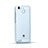 Silikon Schutzhülle Ultra Dünn Hülle Durchsichtig Transparent für Huawei G8 Mini Blau