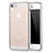 Silikon Schutzhülle Ultra Dünn Schutzhülle Tasche Durchsichtig Transparent H05 für Apple iPhone SE Silber