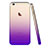 Silikon Schutzhülle Ultra Dünn Tasche Durchsichtig Farbverlauf für Apple iPhone 6S Plus Violett