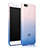 Silikon Schutzhülle Ultra Dünn Tasche Durchsichtig Farbverlauf für Huawei Enjoy 7 Blau